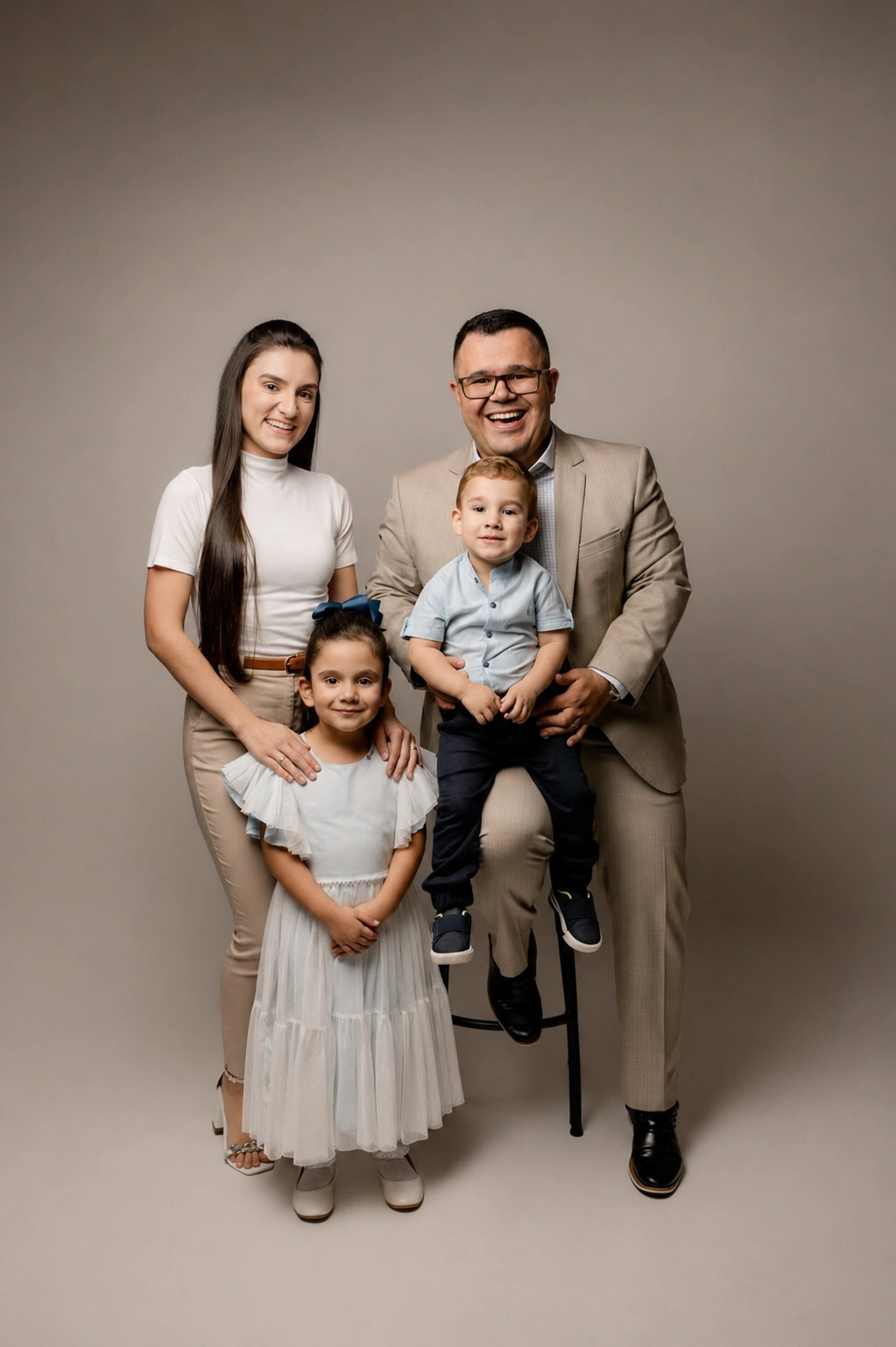 Memórias eternizadas da sua família feliz